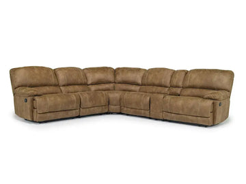 AZULNEW00:Dusty 6 Piece Reclining Sectio, Angle