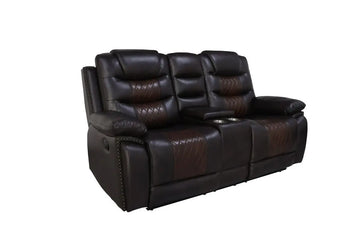 555150611:Nikko Reclining Console Lovese, AngledAngle