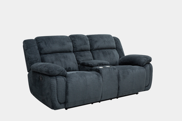 588345529:Raven Reclining Console Loveseat, Angled