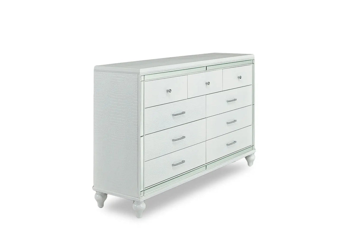 004917993:Valentino Dresser in White, Image 1