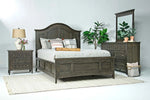 050184222:Bay Creek Arch Panel Bed w/ Storage, Dresser, Mirror & Nightstand in Graphite, Eastern King, Image 1