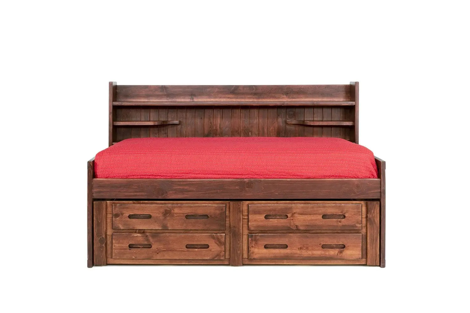713188608:Young Pioneer 4 Drawer Sideways Bed in Cinnamon, Full, Image 2