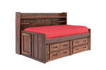 713188608:Young Pioneer 4 Drawer Sideways Bed in Cinnamon, Full, Image 1