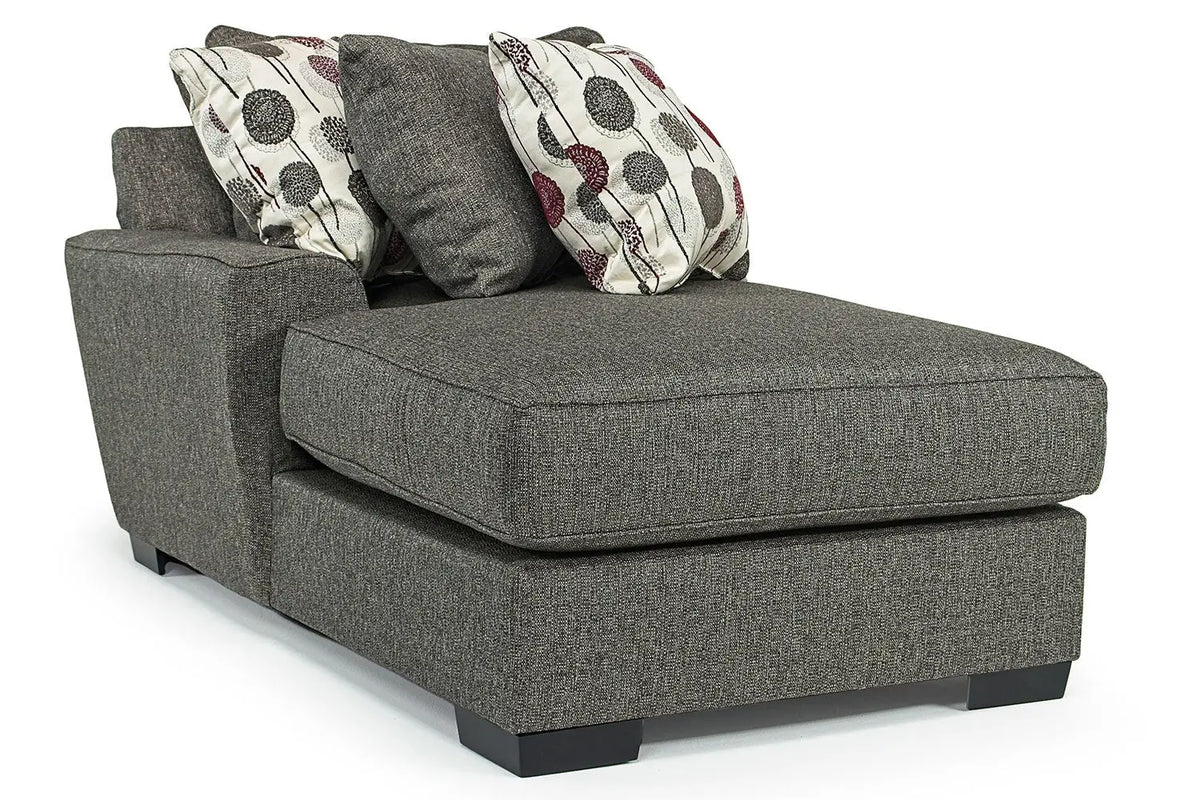 158942333:Oracle 1 Arm Chaise in Titanium, Left Facing, Image 1