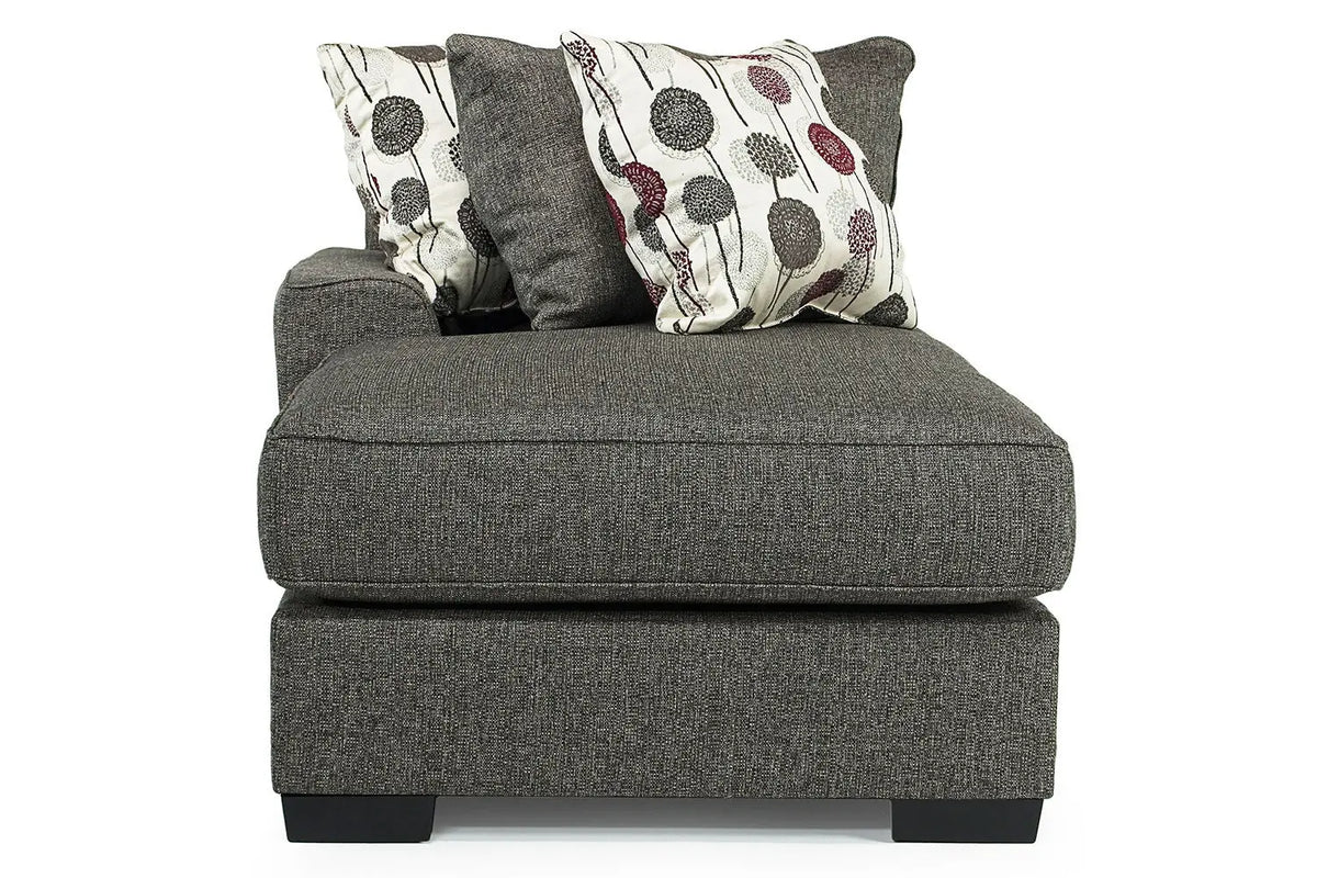 158942333:Oracle 1 Arm Chaise in Titanium, Left Facing, Image 2