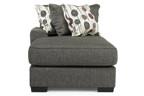 158942333:Oracle 1 Arm Chaise in Titanium, Left Facing, Image 2
