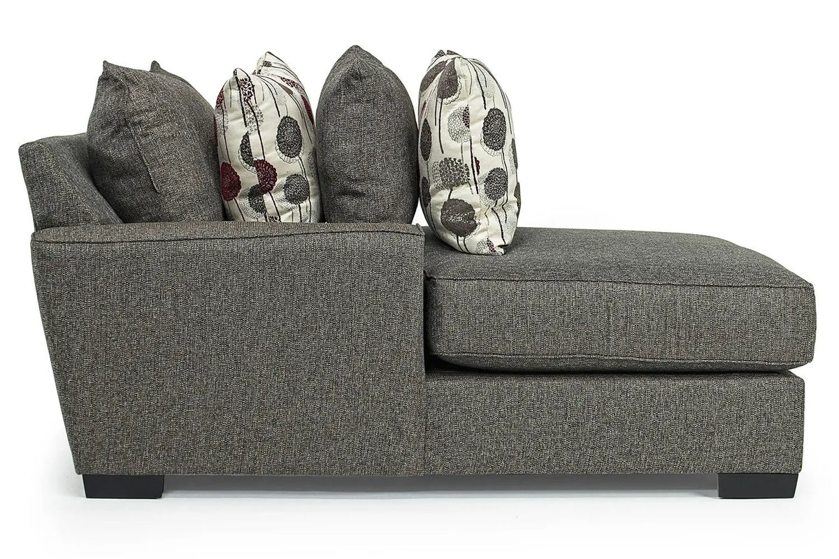 158942333:Oracle 1 Arm Chaise in Titanium, Left Facing, Image 3