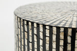 953490127:Capiz Drum Accent Table in Black, Image 2