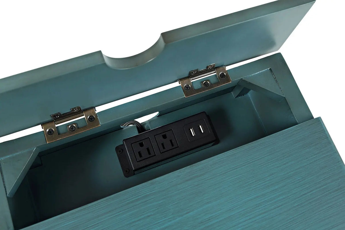 392100065:Skyy Chairside Table in Blue, Image 5