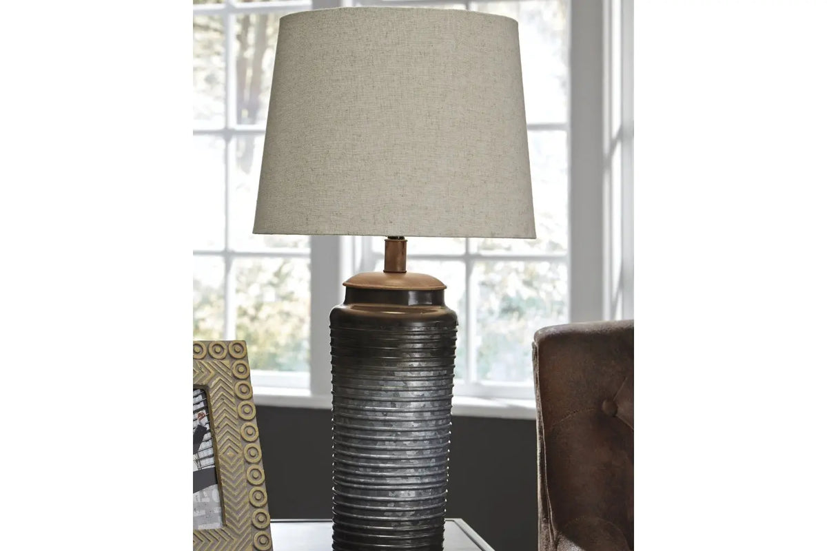 210656001:Norbert Table Lamp in Gray, Image 2