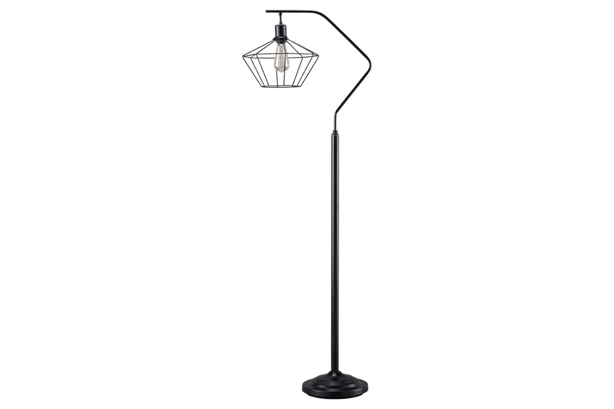 210656003:Makeika Floor Lamp in Black, Image 1