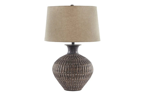 210656004:Magan Table Lamp in Antique Bronze Finish, Image 1