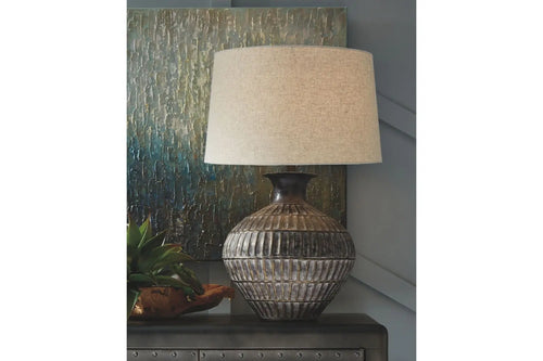 210656004:Magan Table Lamp in Antique Bronze Finish, Image 2
