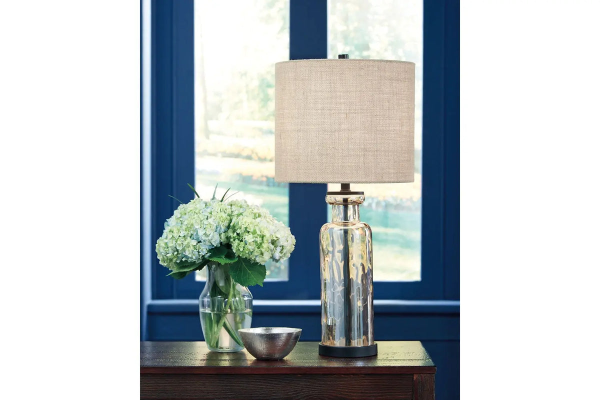 234740216:Laurentia Table Lamp in Champagne, Image 2
