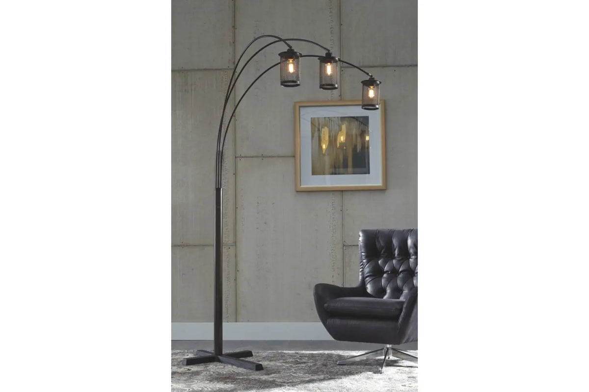 234740217:Maovesa Arc Floor Lamp in Bronze, Image 3