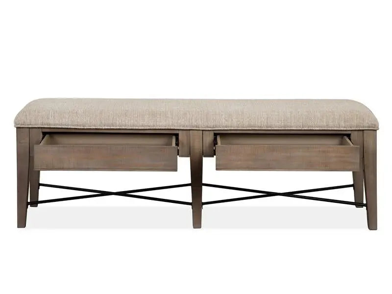 237630063:Bay Creek Counter Height Bench in Dovetail Gray, Image 4