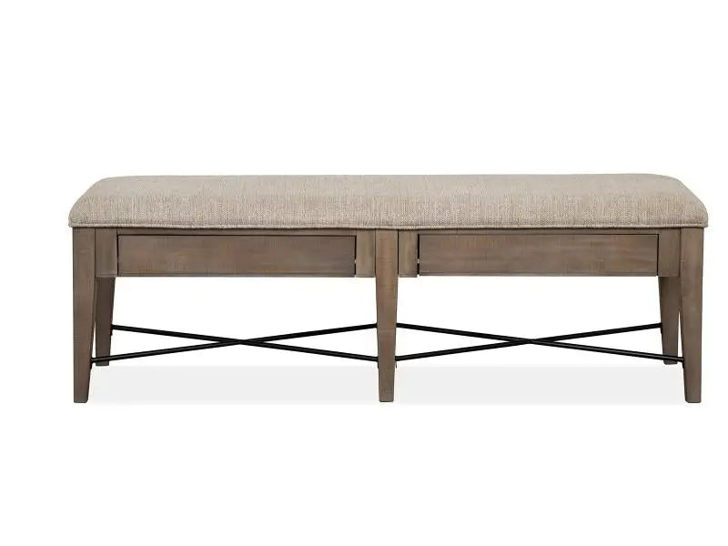 237630063:Bay Creek Counter Height Bench in Dovetail Gray, Image 3