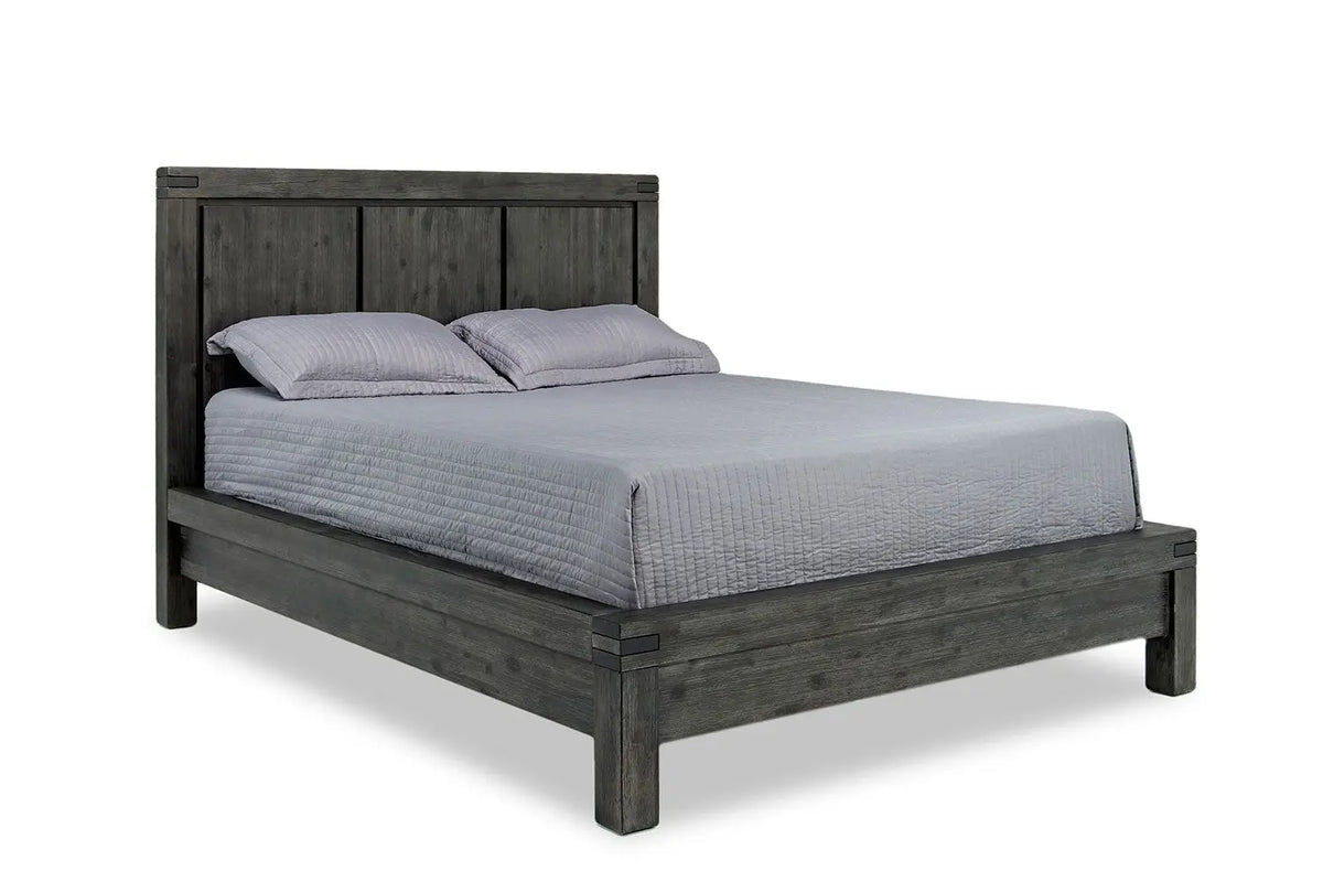 697100703:Meadow Panel Bed in Gray, California King, Image 1