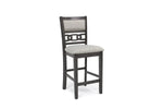 364142691:Gia Round Counter Height Dining Table & 4 Stools in Gray, Image 3