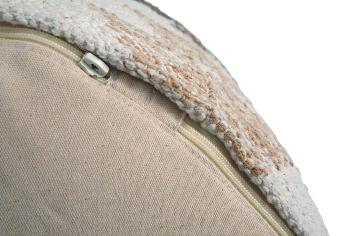 541215993:Abraham Pouf in White/Brown, Image 8