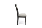 507948712:Gia Round Dining Table & 4 Chairs in Gray, Image 5