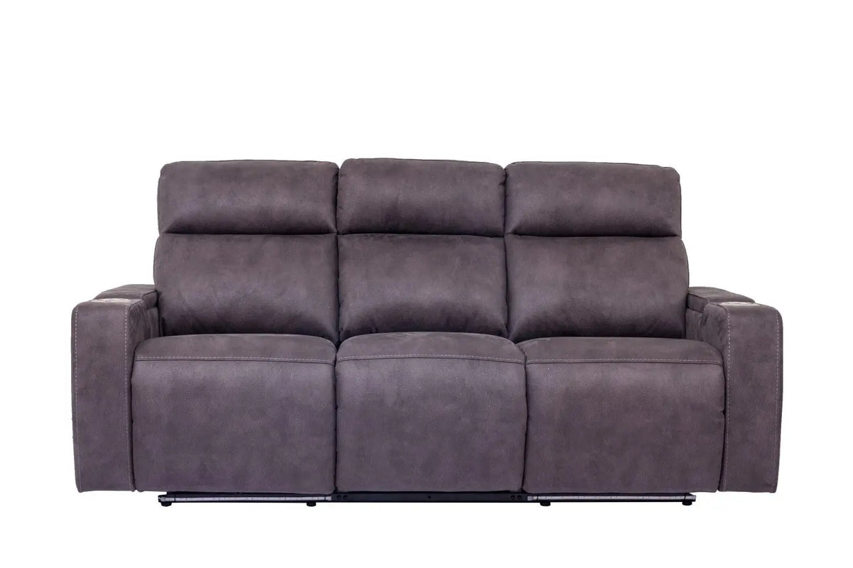 840070554:Rhys 2 Power Sofa in Gray, Image 1