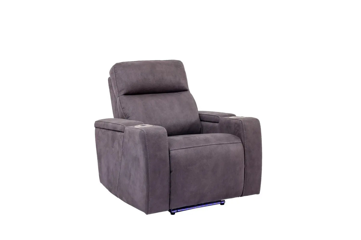 840070552:Rhys 2 Power Recliner in Gray, Image 1
