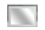 772454556:Valentino Panel Bed, Dresser, Mirror & Nightstand in White, Twin
