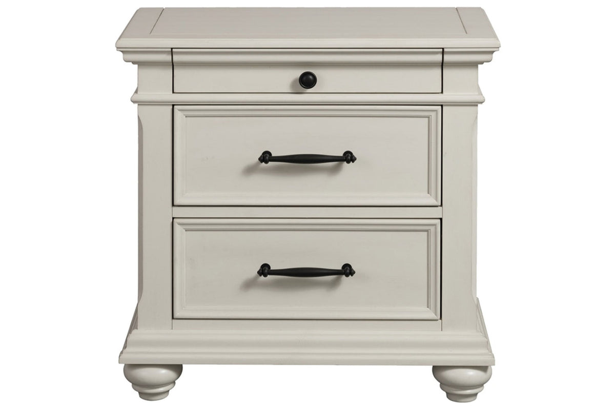 715417174:Slater USB Nightstand in White, Image 1