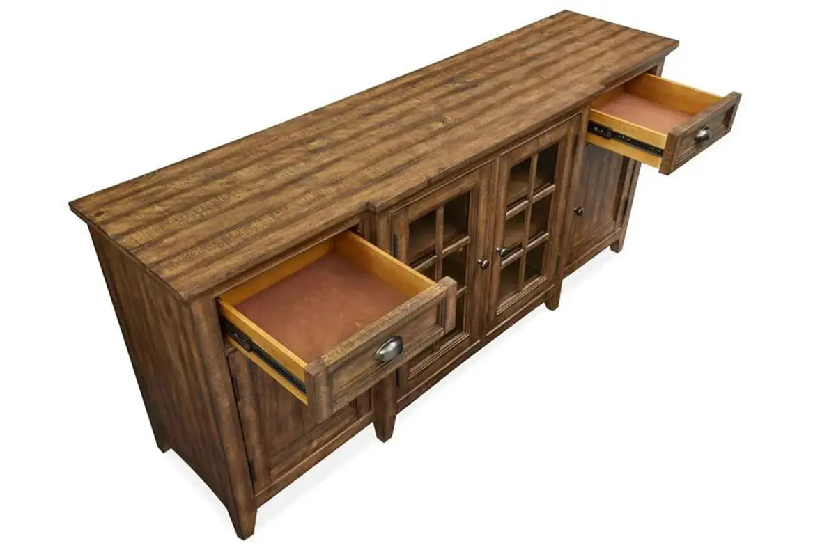 751644283:Bay Creek Media Console in Nutmeg, 70 Inch, Image 4