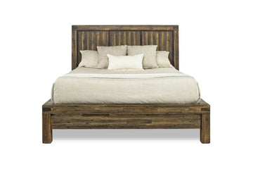 079454008:Meadow Panel Bed in Brown, Eastern King, Image 2