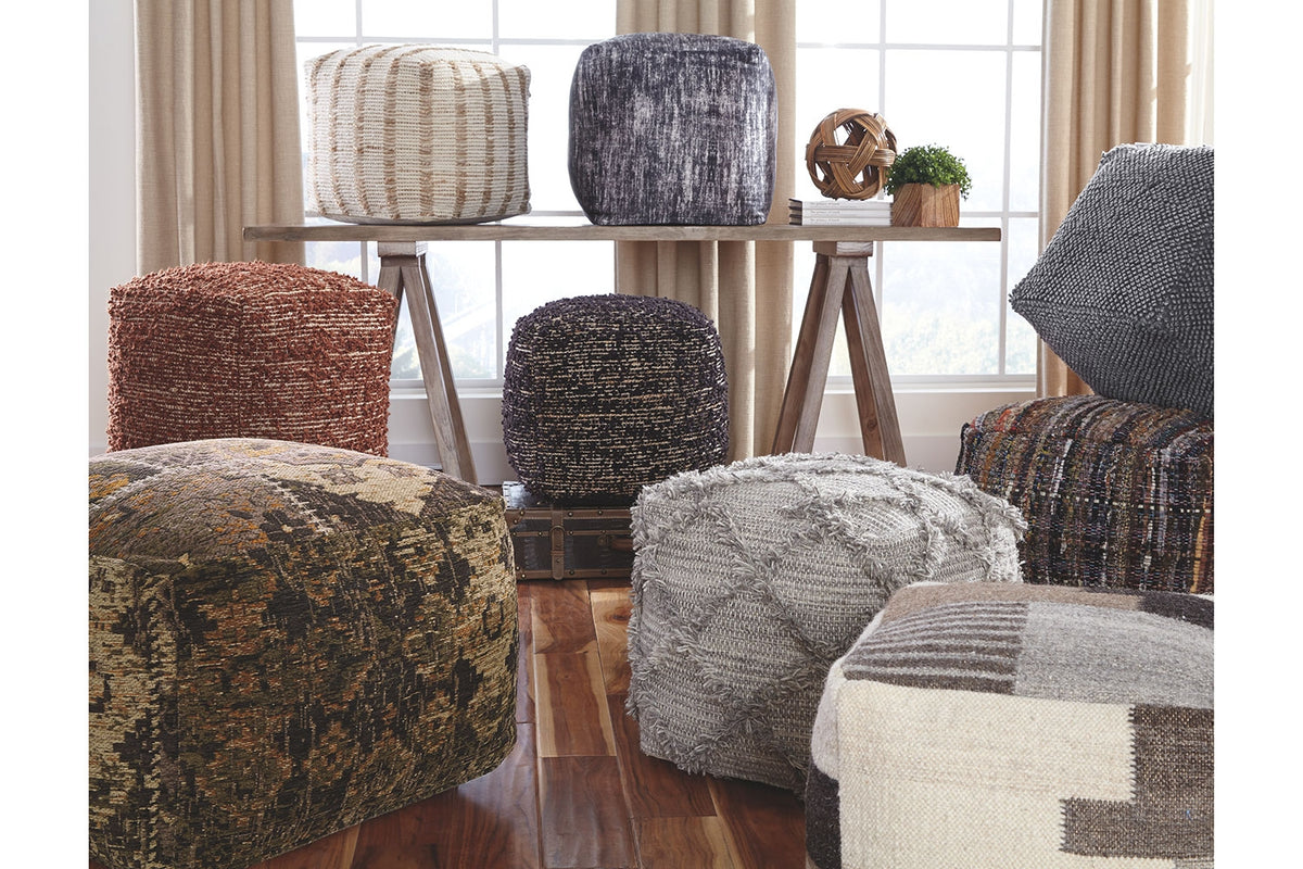 881696845:Adelphie Pouf in Natural/Gray, Image 3