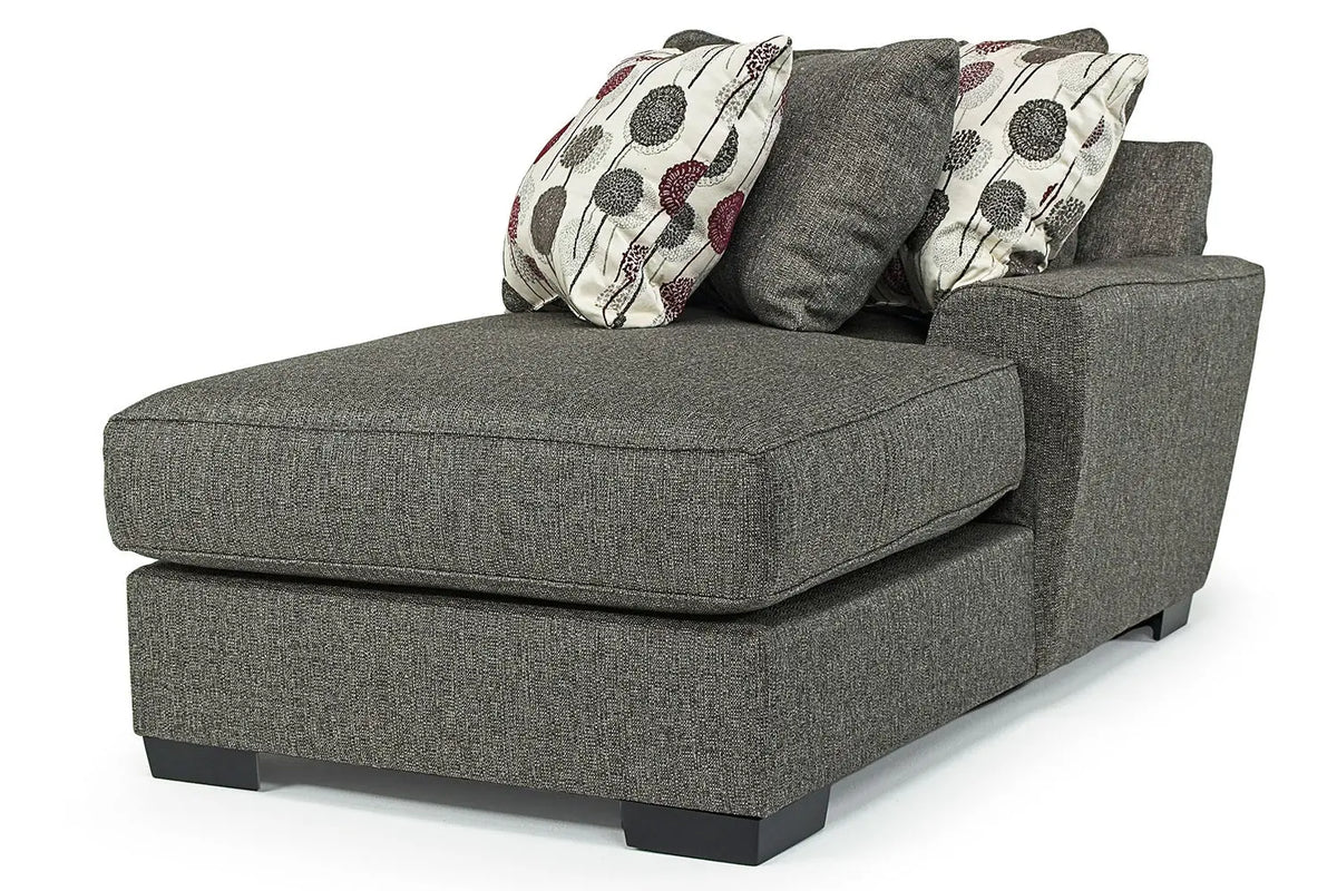 942383569:Oracle 1 Arm Chaise in Titanium, Right Facing, Image 1