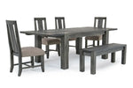 208757260:Meadow Side Chair in Gray, Upholstered, Image 4
