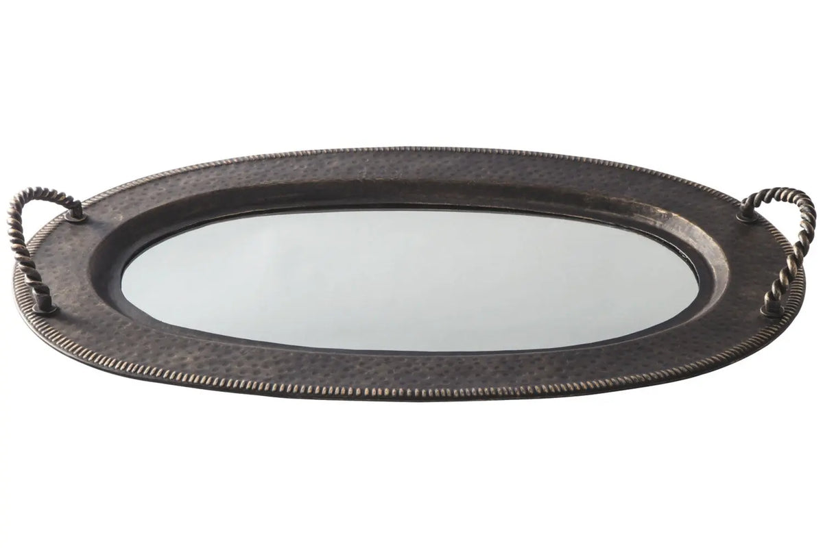 098340948:Milena Tray in Antique Gold Finish, Image 1