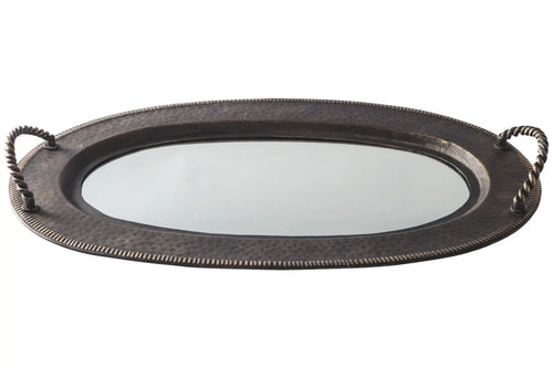 098340948:Milena Tray in Antique Gold Finish, Image 1
