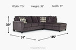 ABINGER03:Abinger Sofa Chaise Sectional,