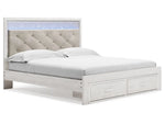 ALTYRA022:Altyra Panel Bed With Storage, AngledAngle