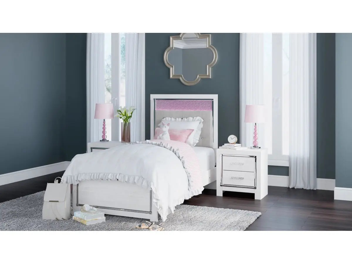 ALTYRA013:Altyra Panel Bed, Styled