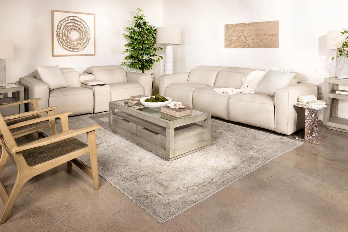 AMARA0055:Amara 2 Power Console Loveseat,
