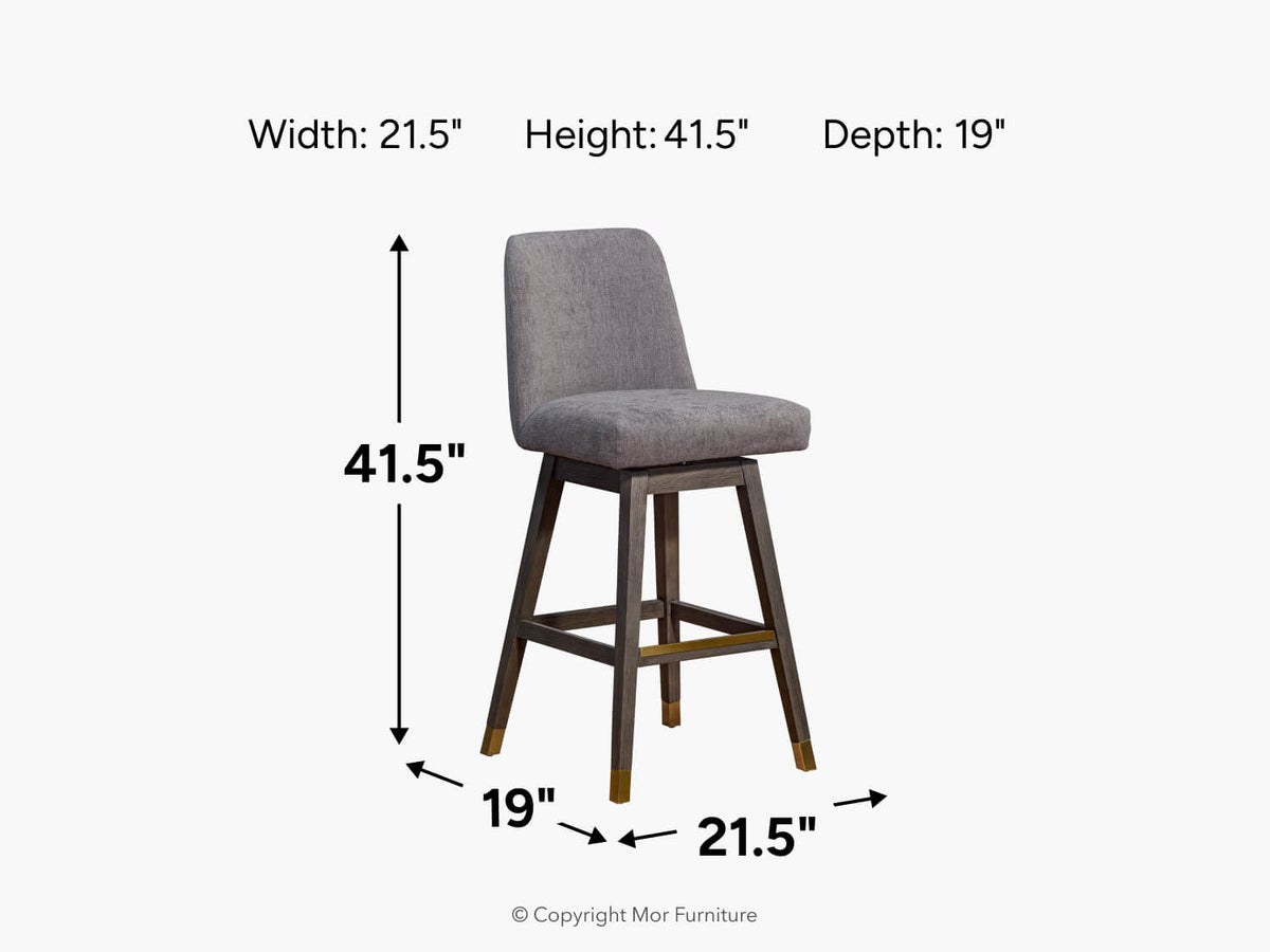 494613818:Amelia Swivel Barstool,