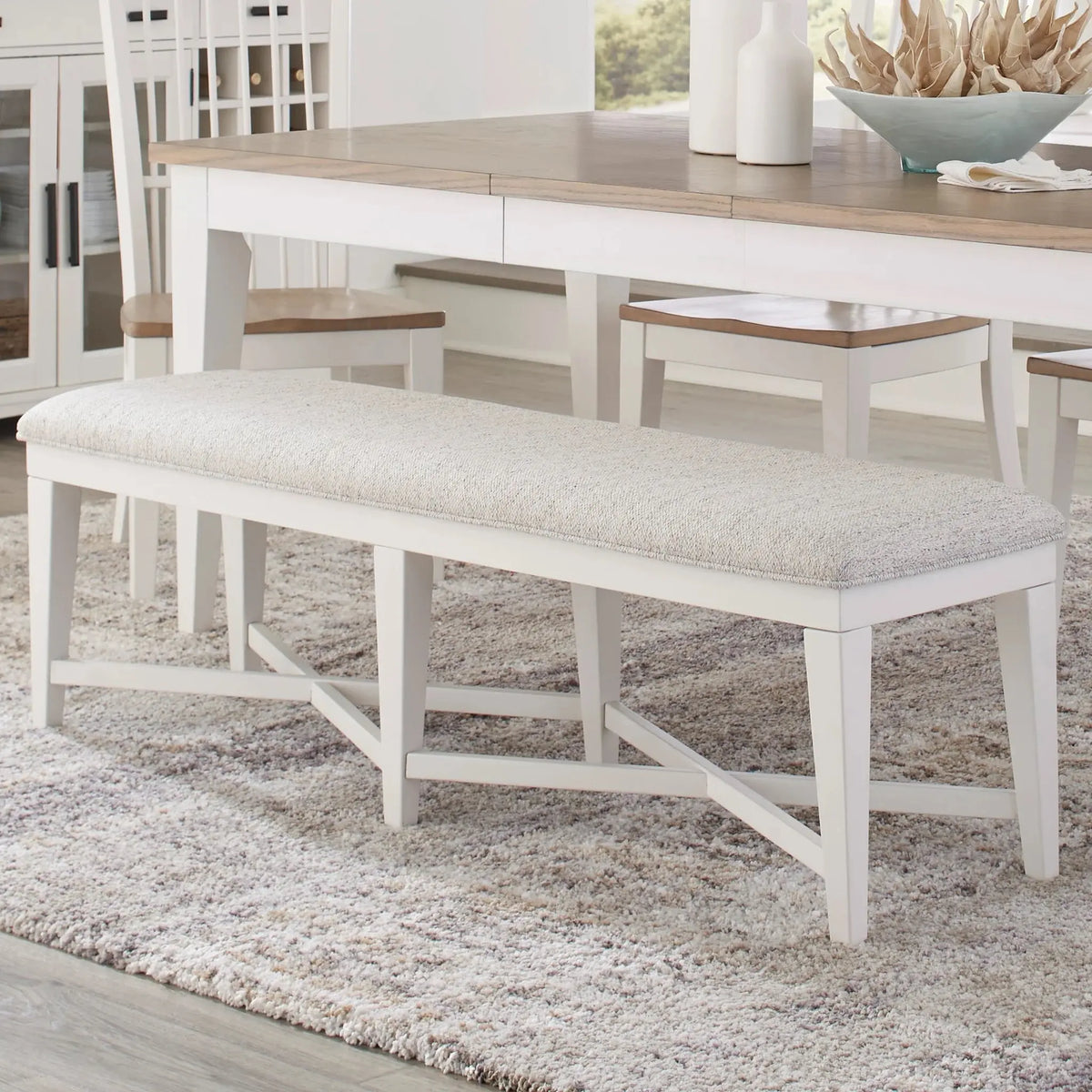 317487700:Americana Dining Bench, Styled