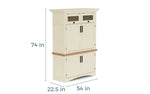 AMERICAN1:Americana Office Desk & Hutch,