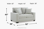 106314627:Amesley Loveseat,