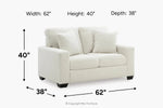 174290246:Amesley Loveseat,