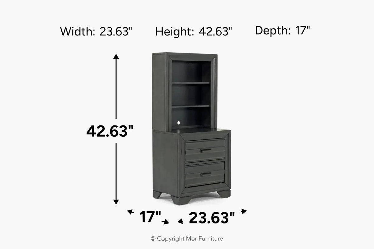 844856645:Andes Nightstand And Hutch,