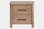 ANIKA0009:Anika Upholstered Bed & Dresser & Mirror & Nightstand, Front