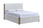 ANIKA0009:Anika Upholstered Bed & Dresser & Mirror & Nightstand, Angled