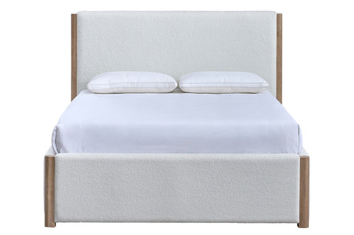 ANIKA0003:Anika Upholstered Bed & Dresser & Mirror & Nightstand, Front