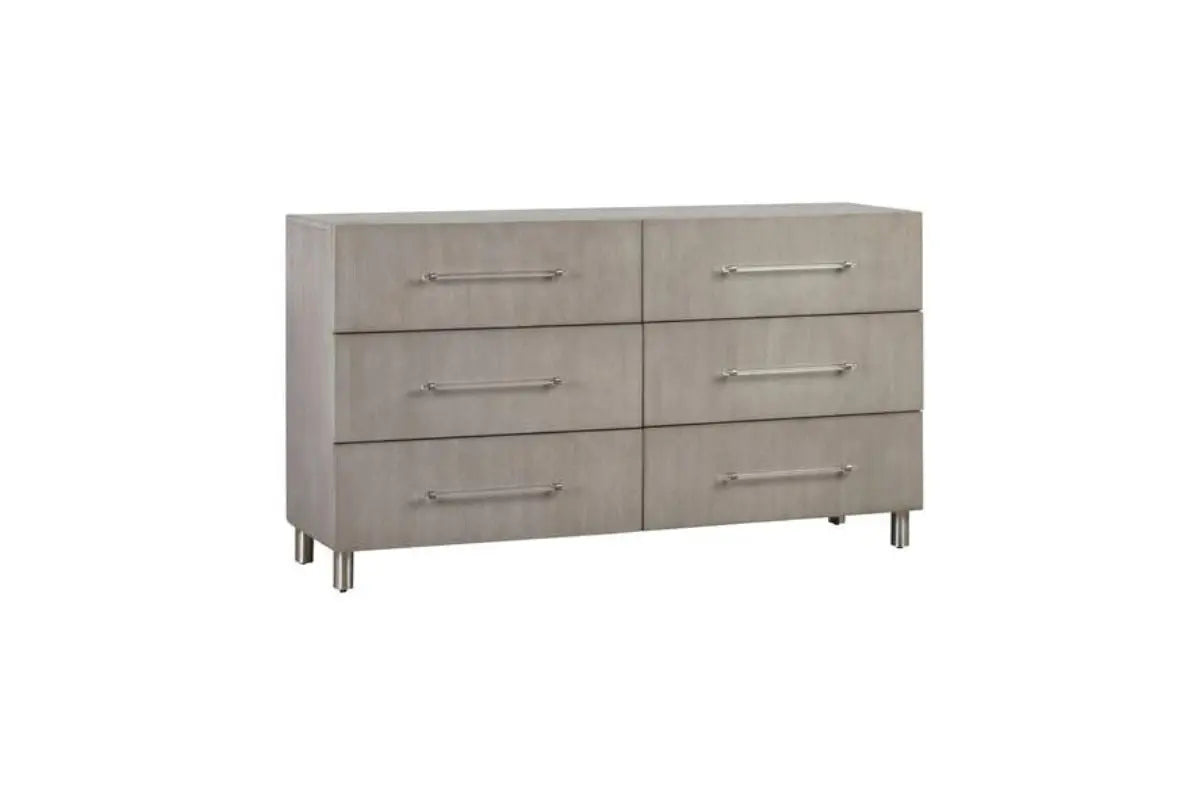 ARGENTO03:Argento Panel Bed & Dresser & , AngledAngle